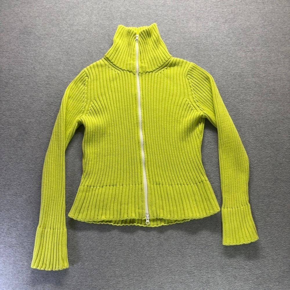 Vintage Banana Republic Sweater Womens Large Long Sleeve Full Zip Y2K